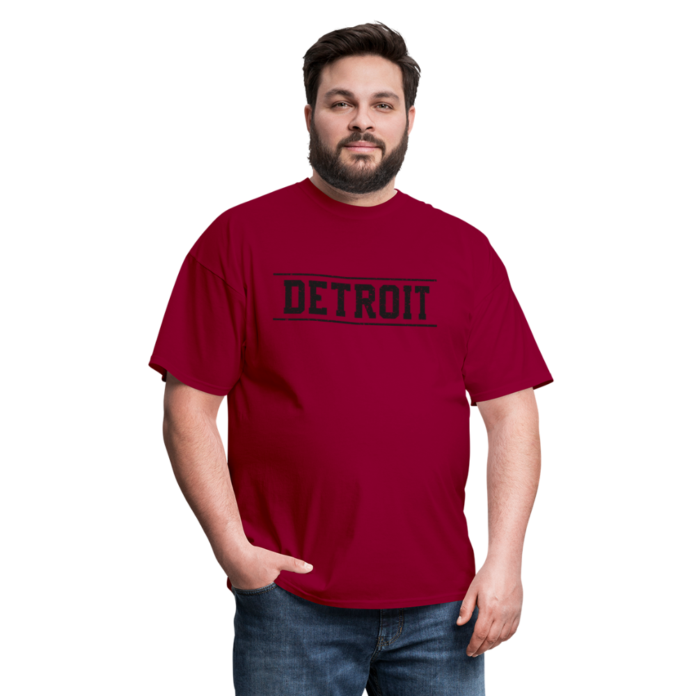 Detroit Unisex Classic T-Shirt - dark red