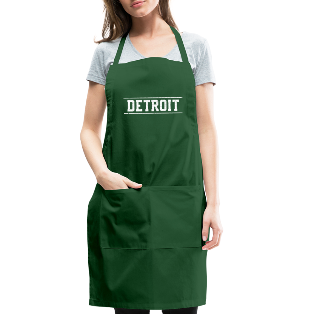 Detroit Adjustable Apron - forest green
