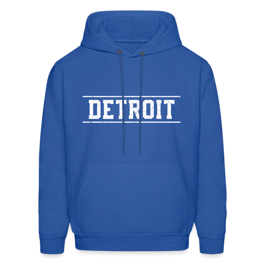 Detroit Men's Hoodie - royal blue