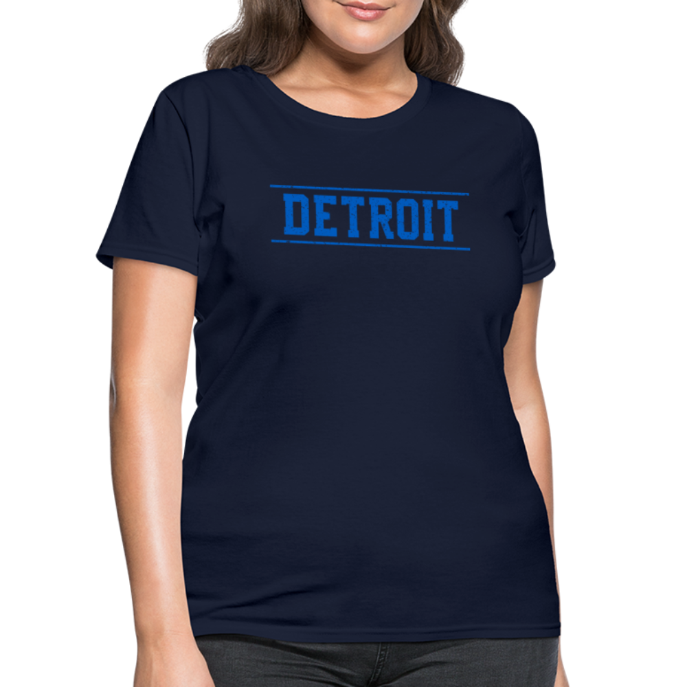 Detroit Women's T-Shirt - navy