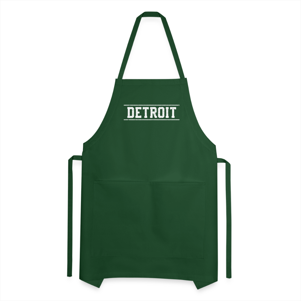 Detroit Adjustable Apron - forest green