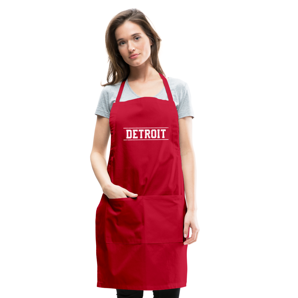 Detroit Adjustable Apron - red