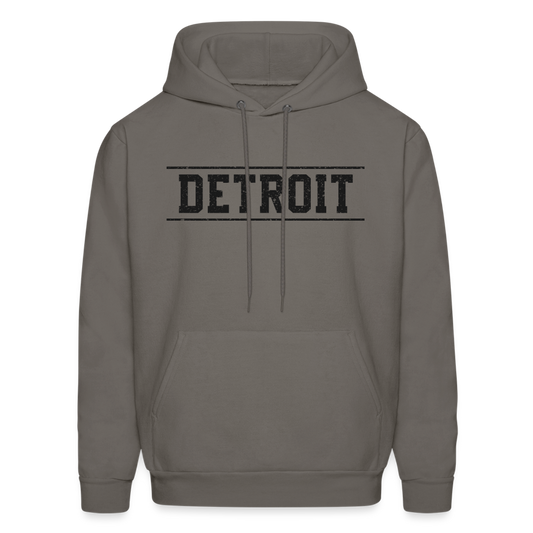 Detroit Men's Hoodie - asphalt gray