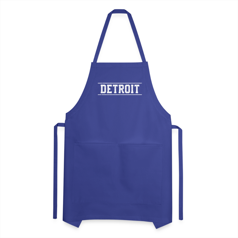Detroit Adjustable Apron - royal blue
