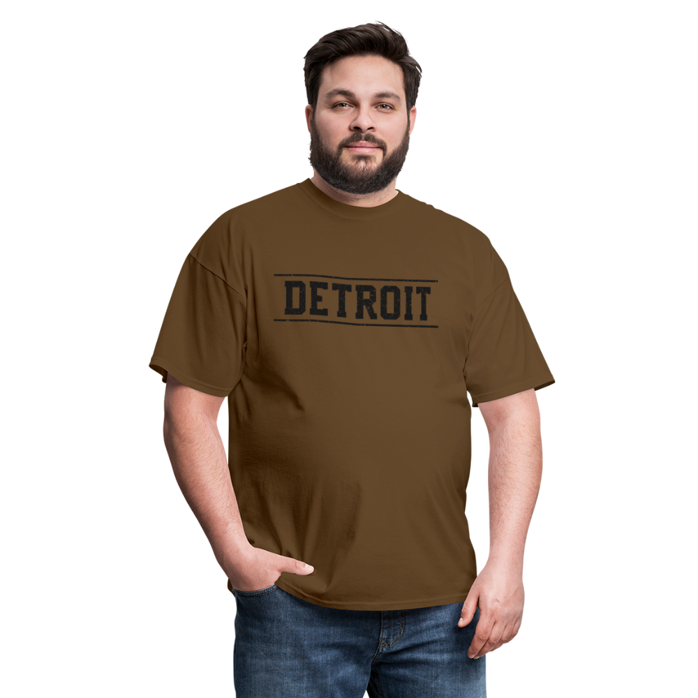 Detroit Unisex Classic T-Shirt - brown
