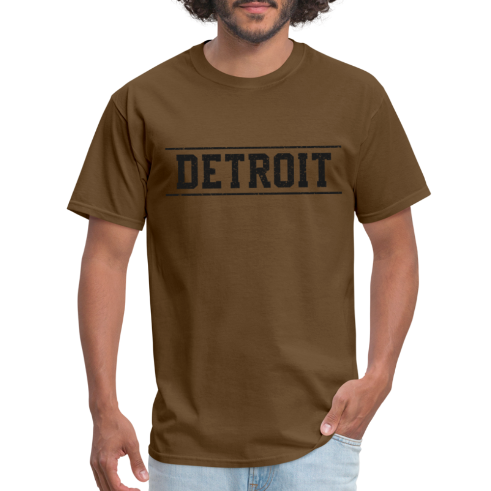 Detroit Unisex Classic T-Shirt - brown