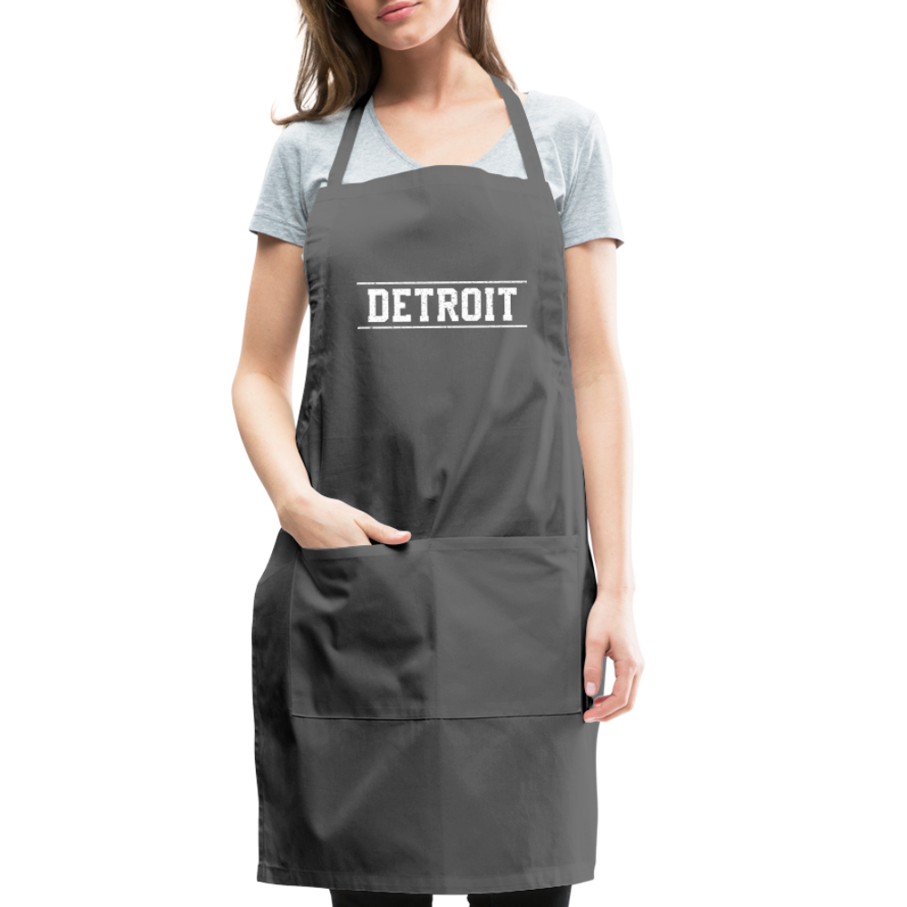 Detroit Adjustable Apron - charcoal