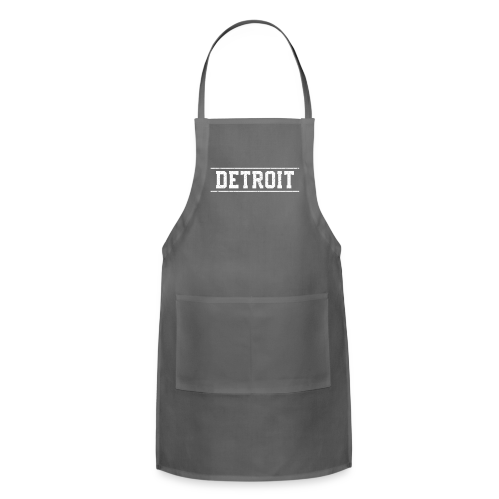 Detroit Adjustable Apron - charcoal