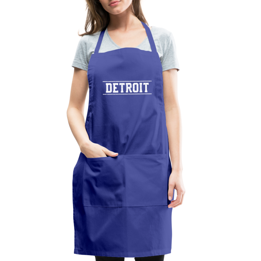 Detroit Adjustable Apron - royal blue