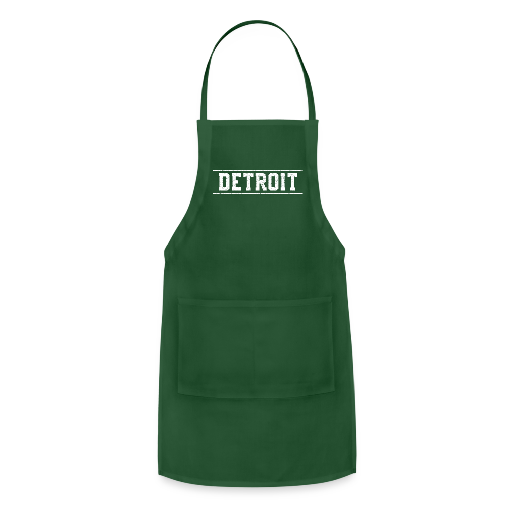 Detroit Adjustable Apron - forest green