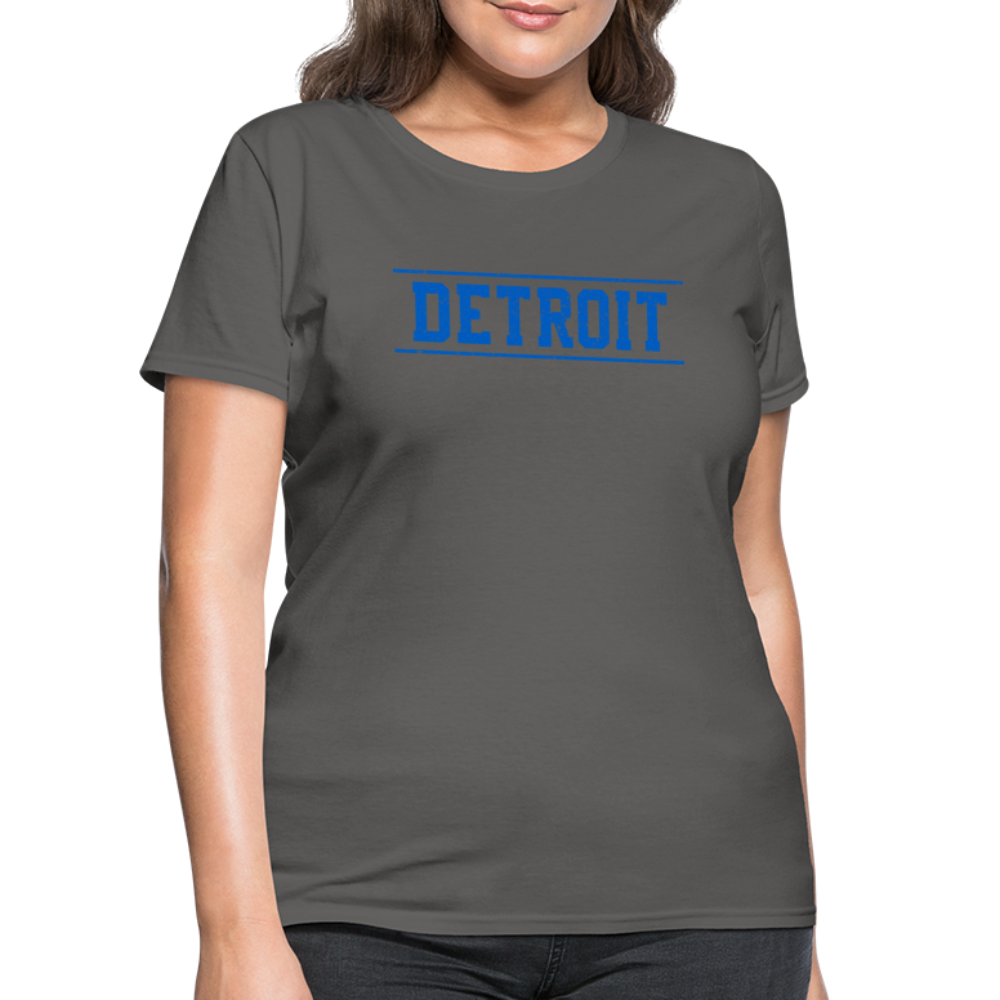 Detroit Women's T-Shirt - charcoal