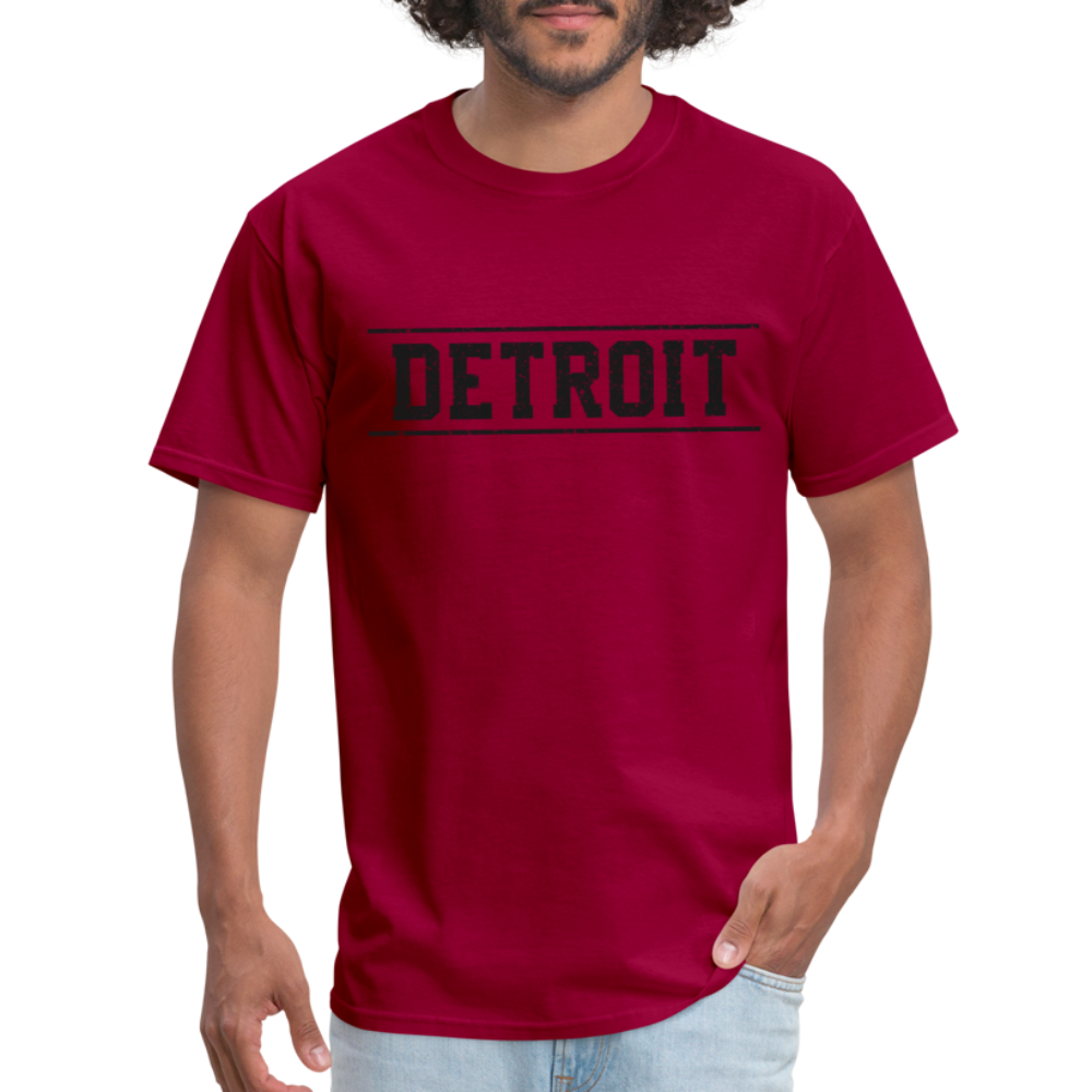 Detroit Unisex Classic T-Shirt - dark red