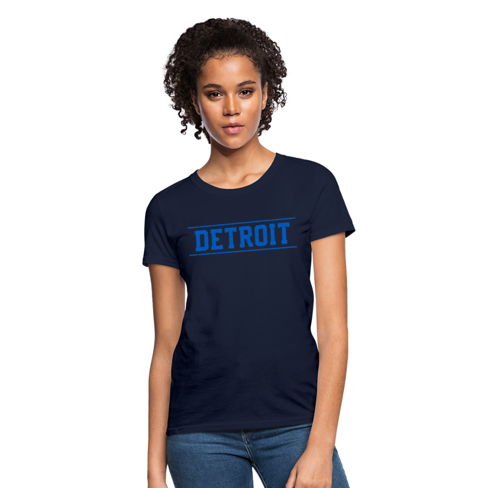 Detroit Women's T-Shirt - navy