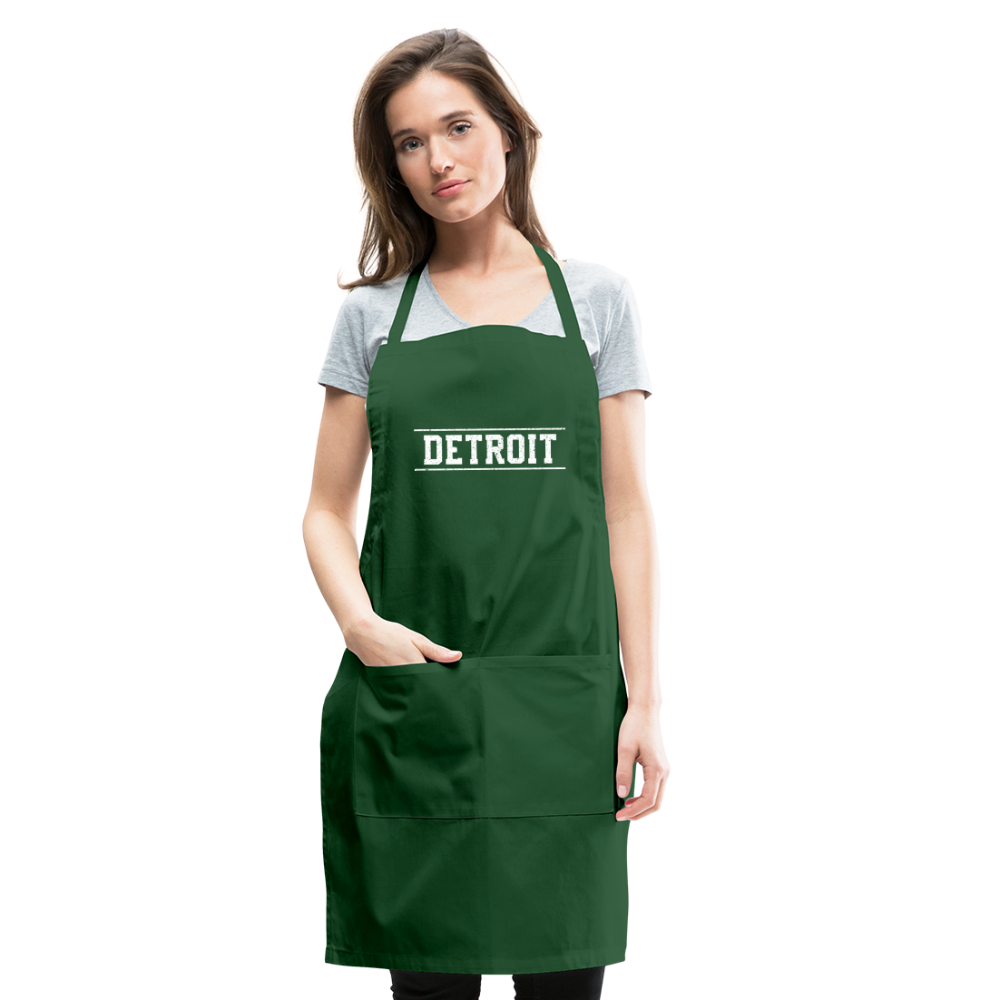 Detroit Adjustable Apron - forest green