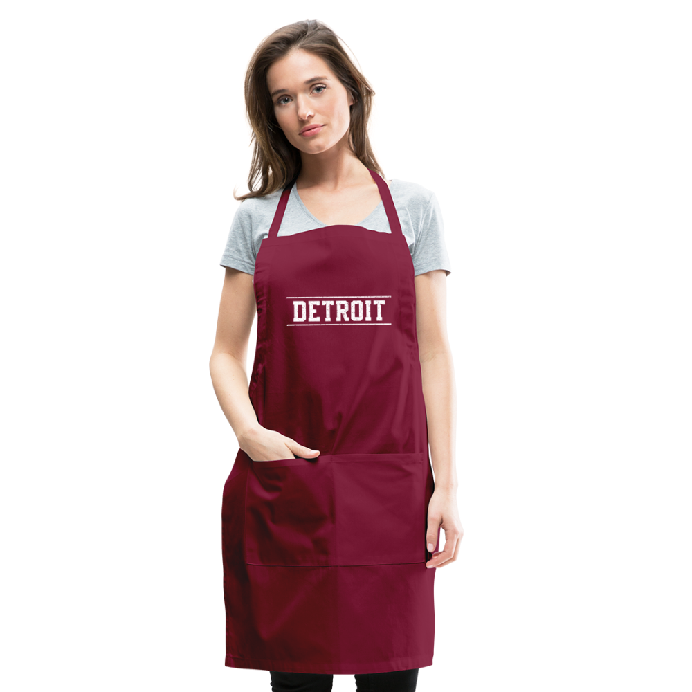 Detroit Adjustable Apron - burgundy