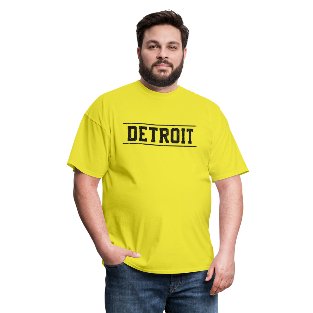 Detroit Unisex Classic T-Shirt - yellow