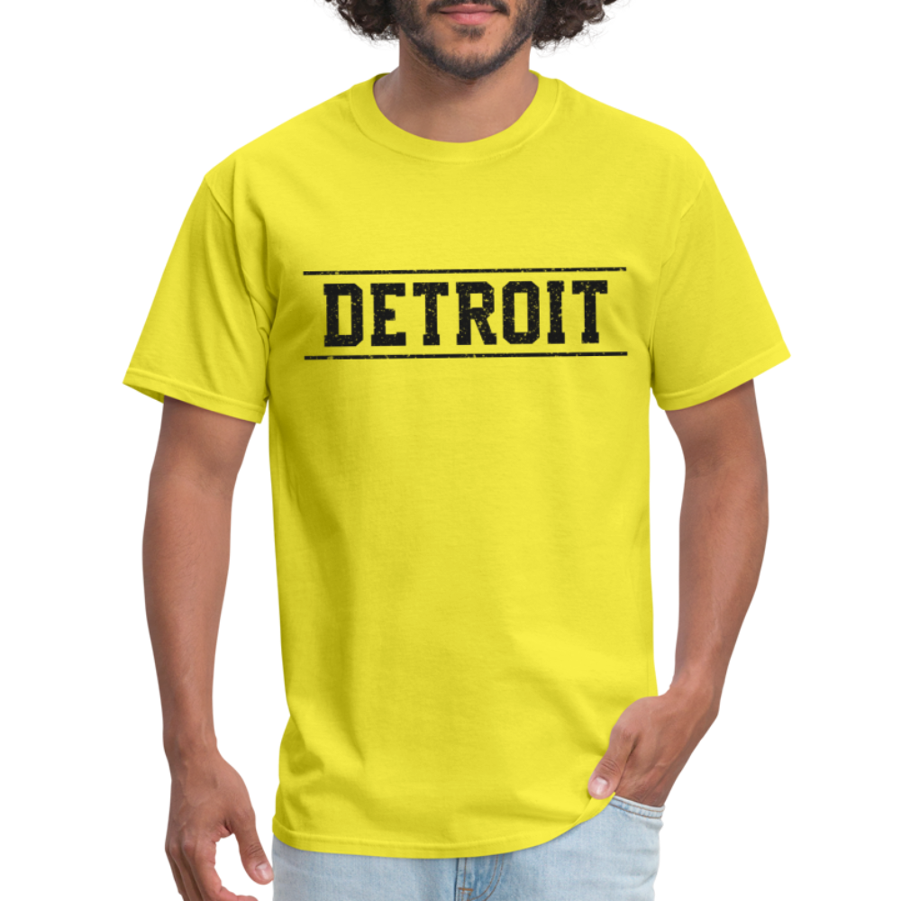 Detroit Unisex Classic T-Shirt - yellow