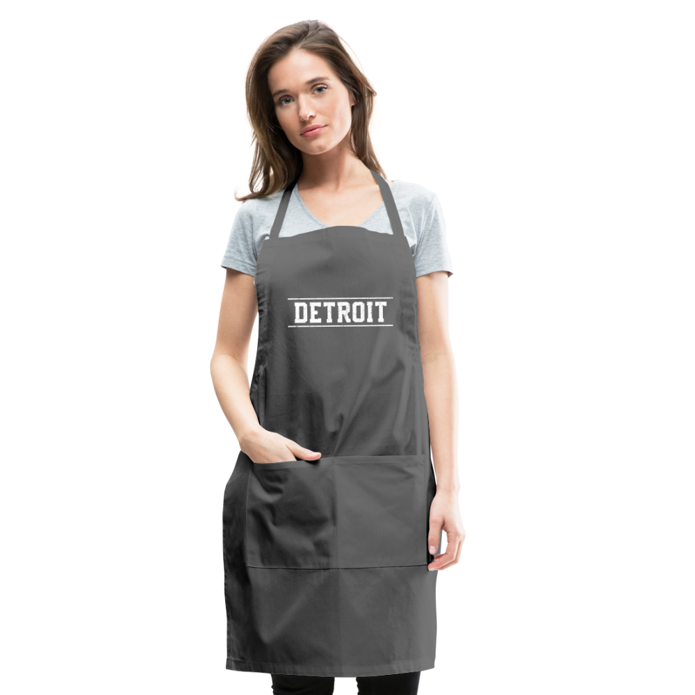 Detroit Adjustable Apron - charcoal