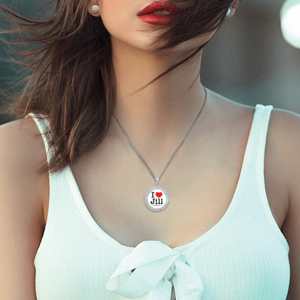 I Love Jill Pendent Necklace