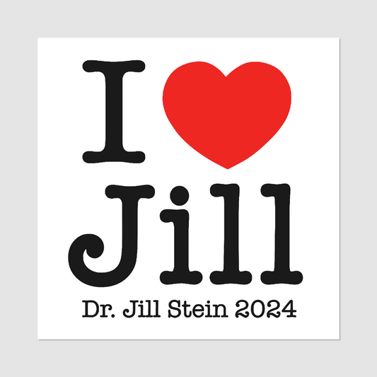 Jill Stein I Love Jill Temporary Tattoos