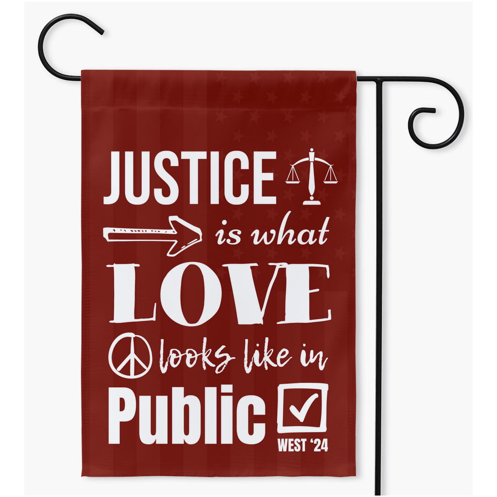 Justice Yard Flags