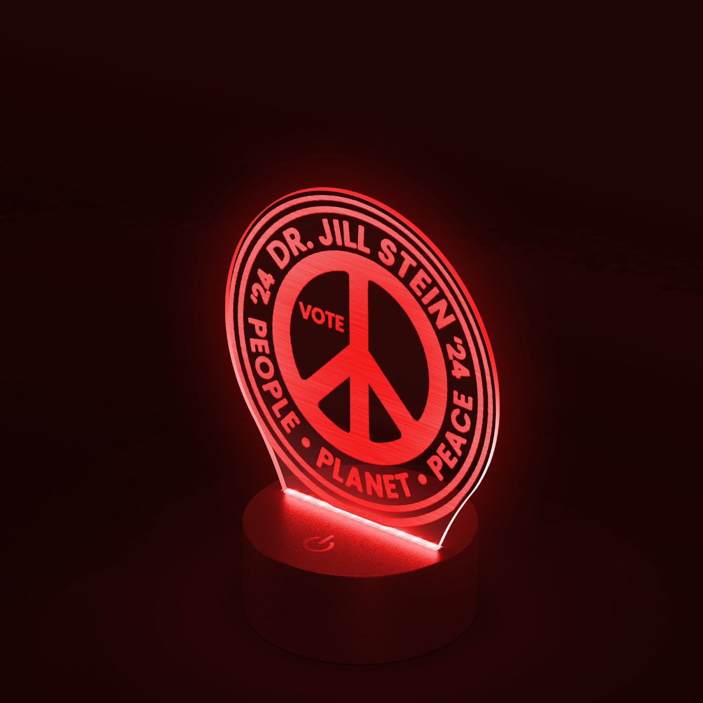 Jill Stein Peace LED Sign