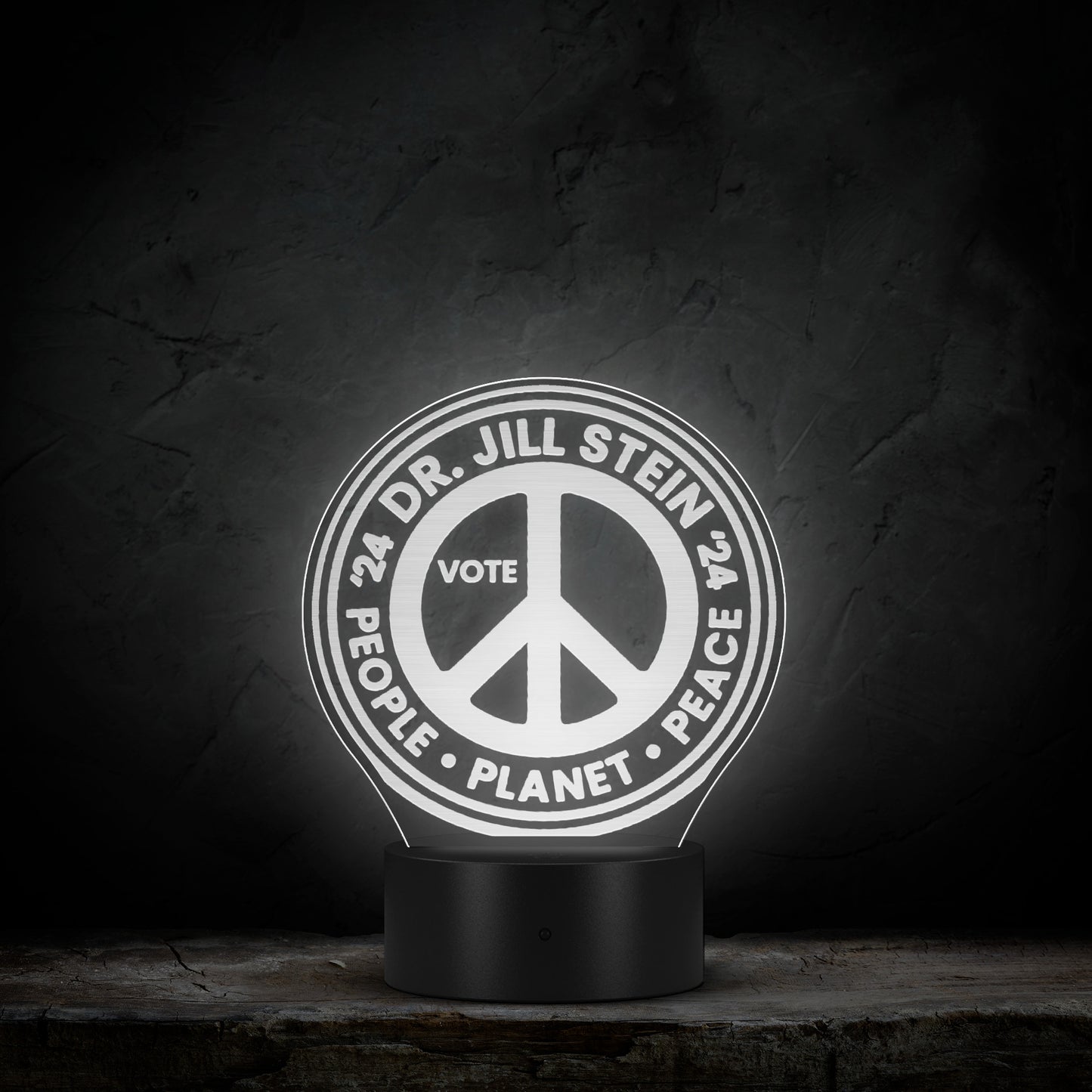 Jill Stein Peace LED Sign