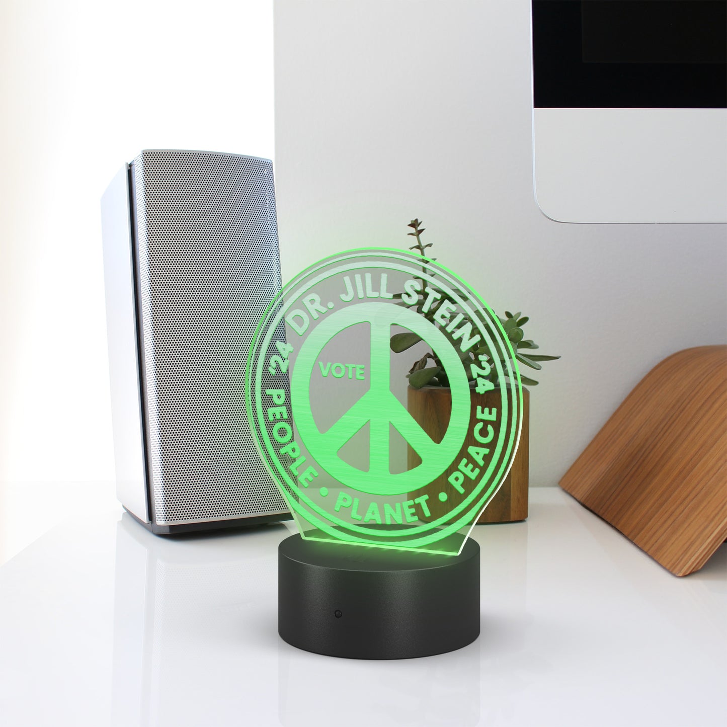 Jill Stein Peace LED Sign