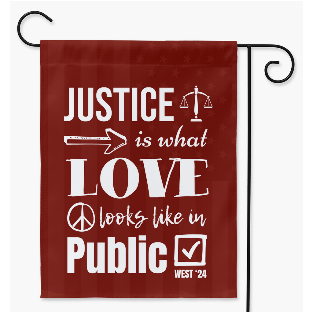 Justice Yard Flags