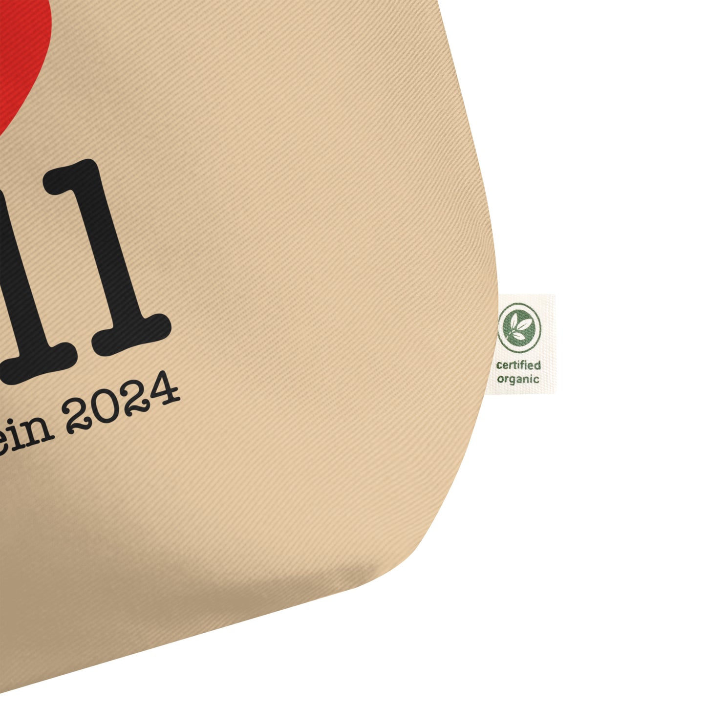 I Love Jill Large Organic Cotton Tote Bag