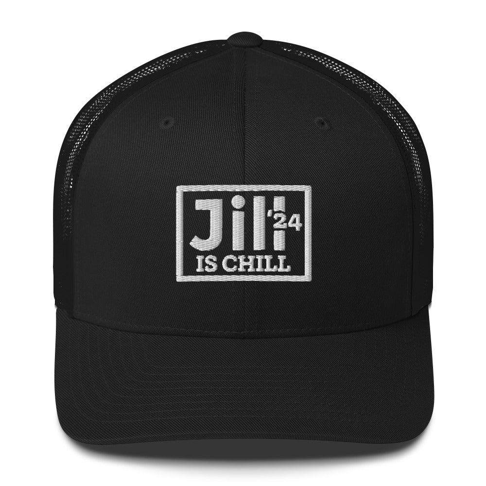 Jill is Chill Embroidered Trucker Cap