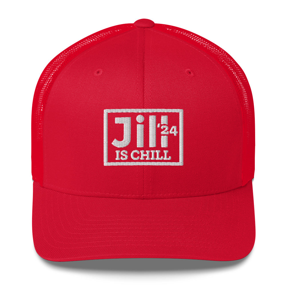 Jill is Chill Embroidered Trucker Cap