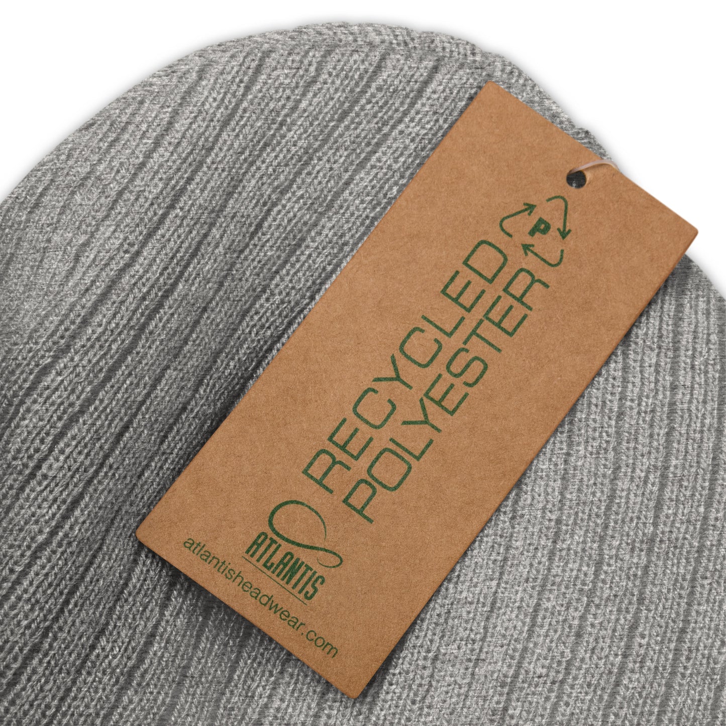 Ribbed Eco Knit Embroidered Revolution Highway Beanie