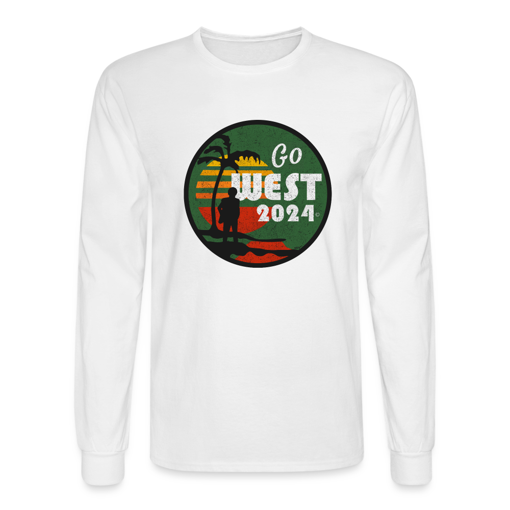 Men's Go West Long Sleeve T-Shirt - white