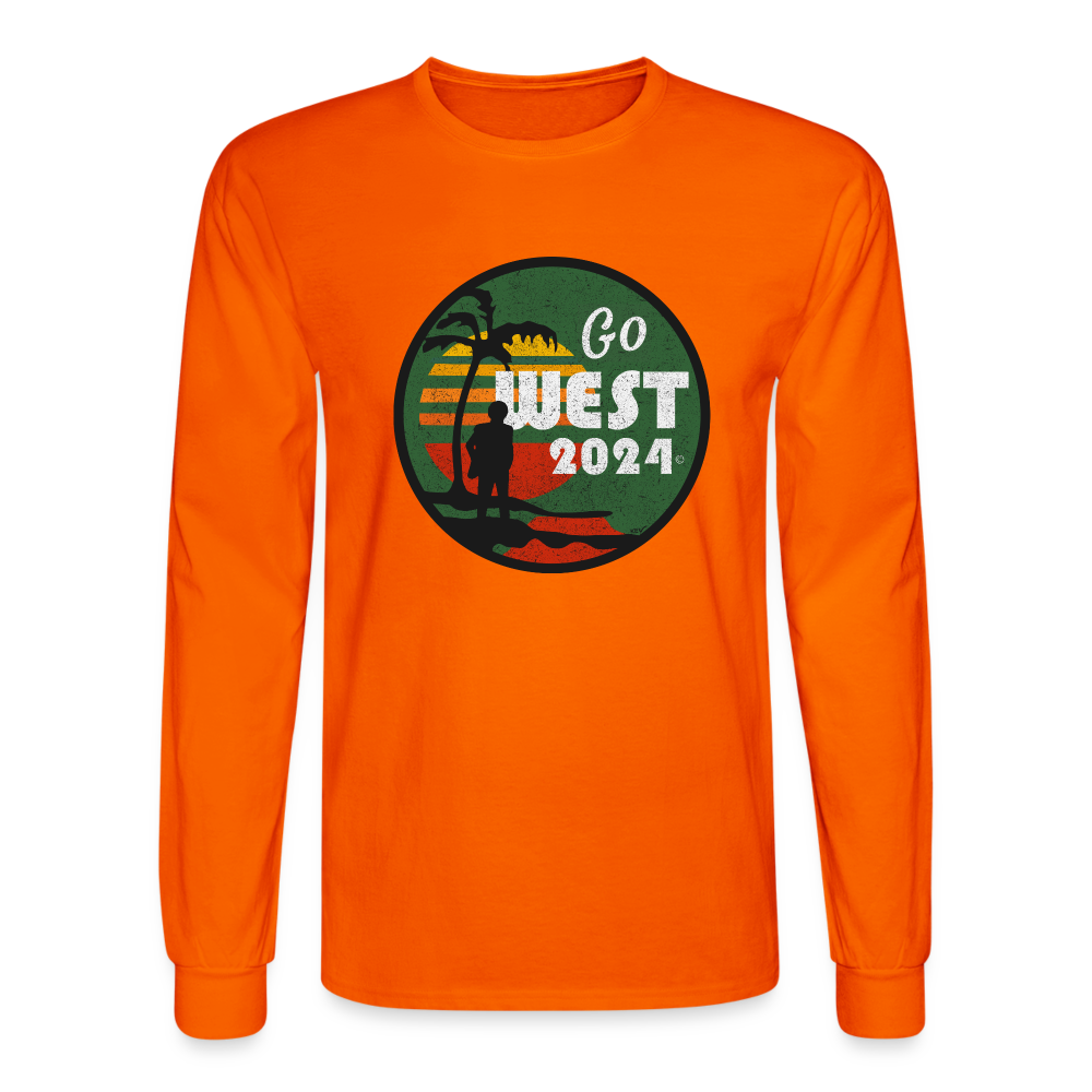Men's Go West Long Sleeve T-Shirt - orange