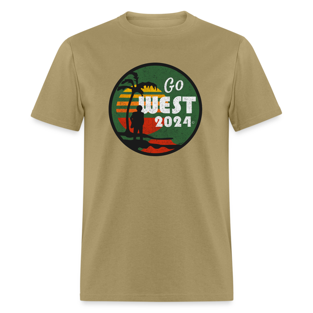 Unisex Classic Go West T-Shirt - khaki
