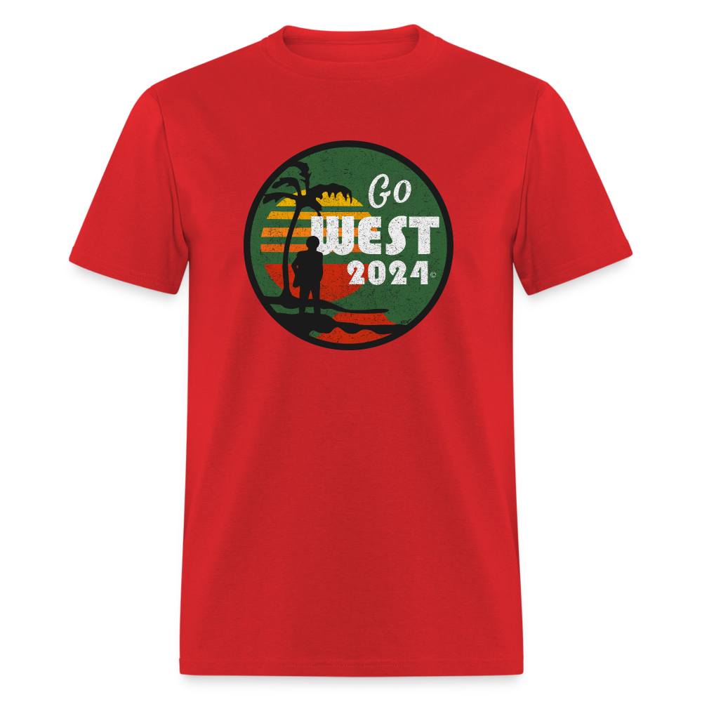 Unisex Classic Go West T-Shirt - red