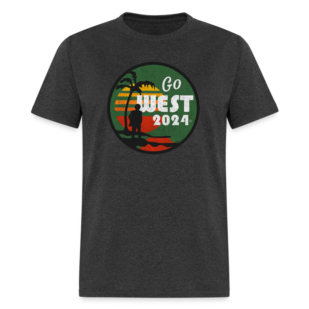 Unisex Classic Go West T-Shirt - heather black
