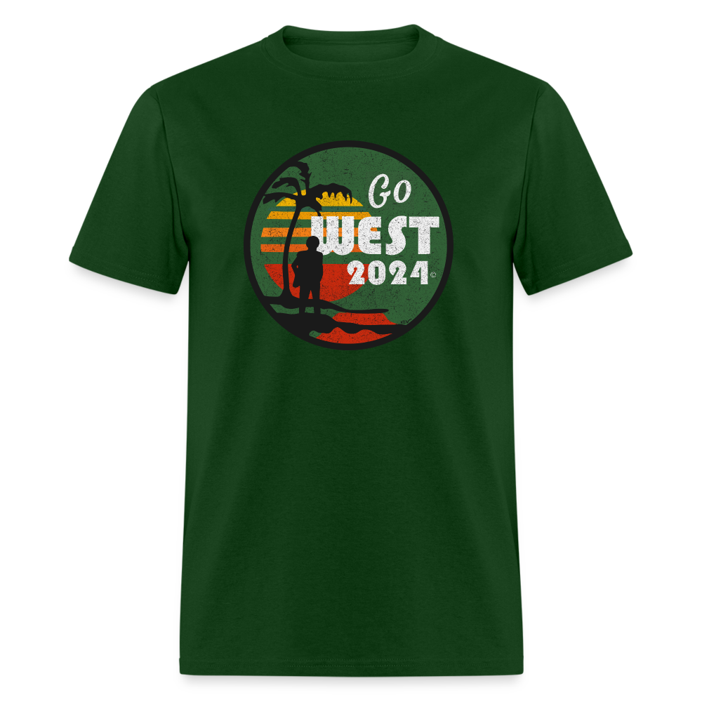 Unisex Classic Go West T-Shirt - forest green