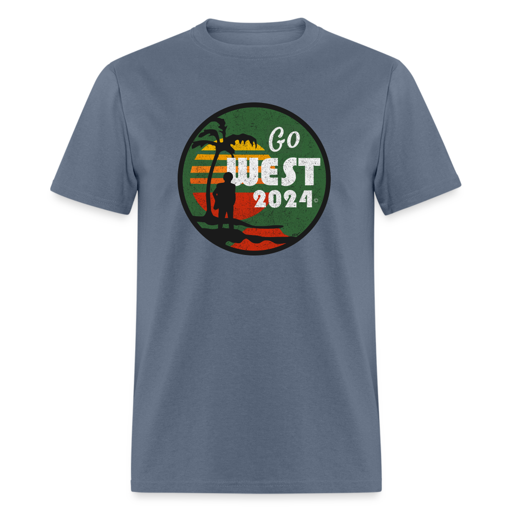 Unisex Classic Go West T-Shirt - denim