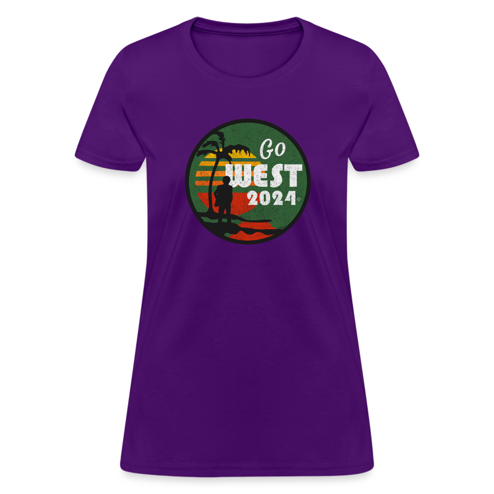 Women's Go West T-Shirt - purple