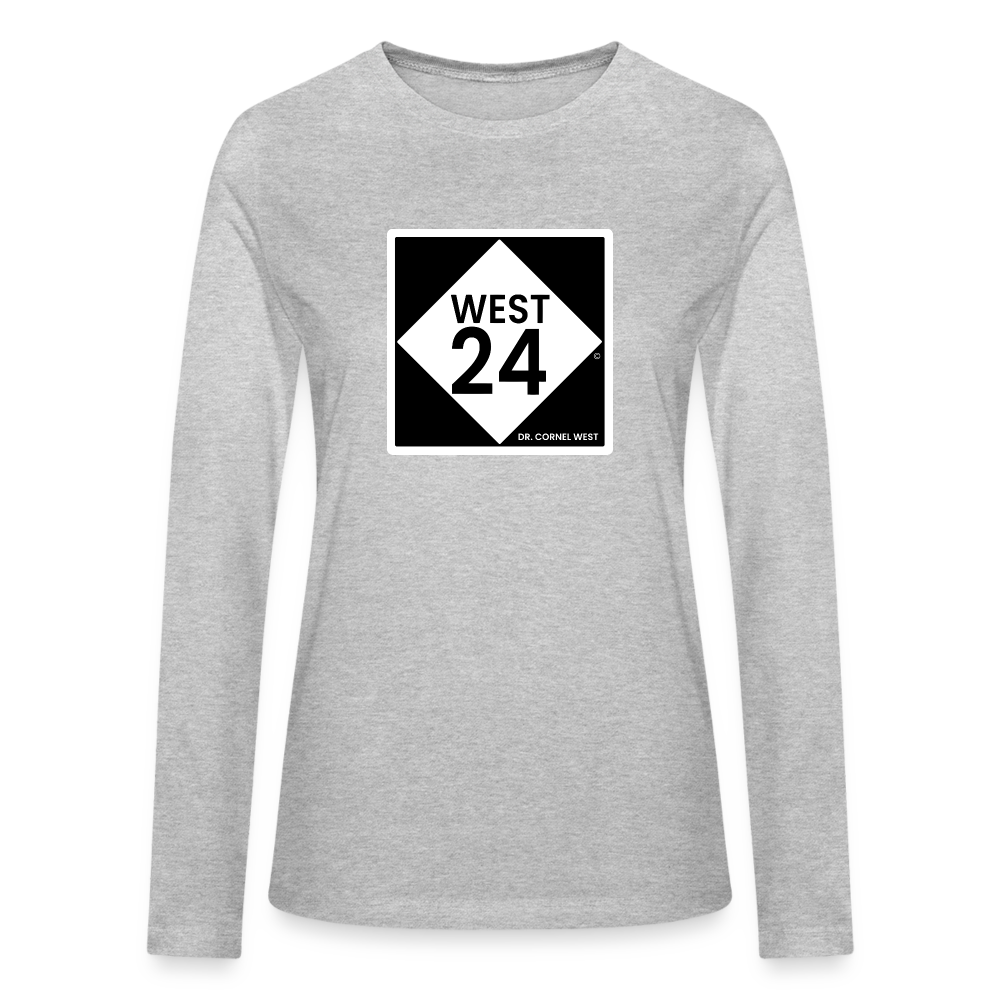 Bella + Canvas Women's Long Sleeve T-Shirt - heather gray