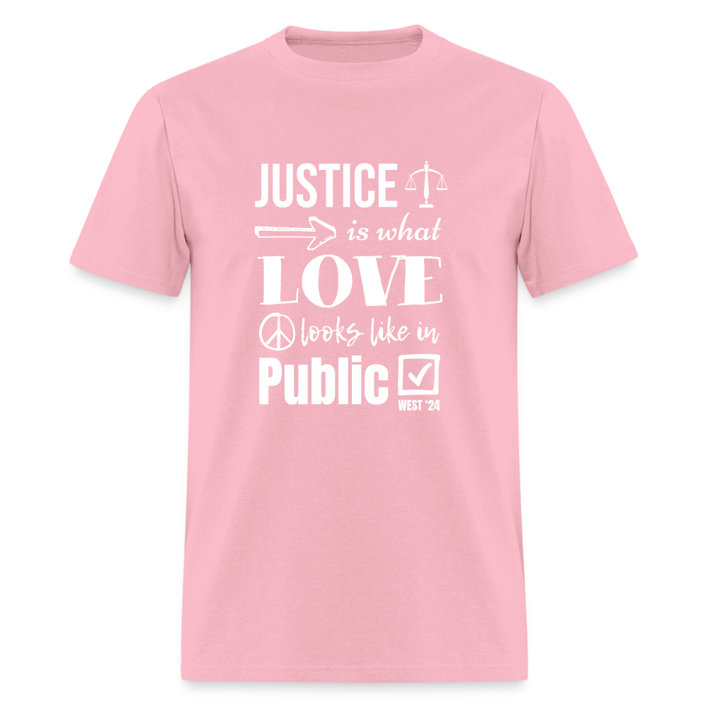 Unisex Classic Justice T-Shirt - pink
