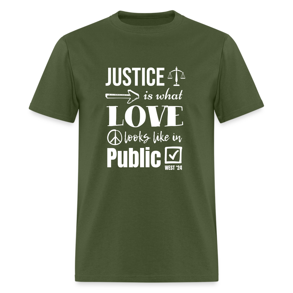 Unisex Classic Justice T-Shirt - military green