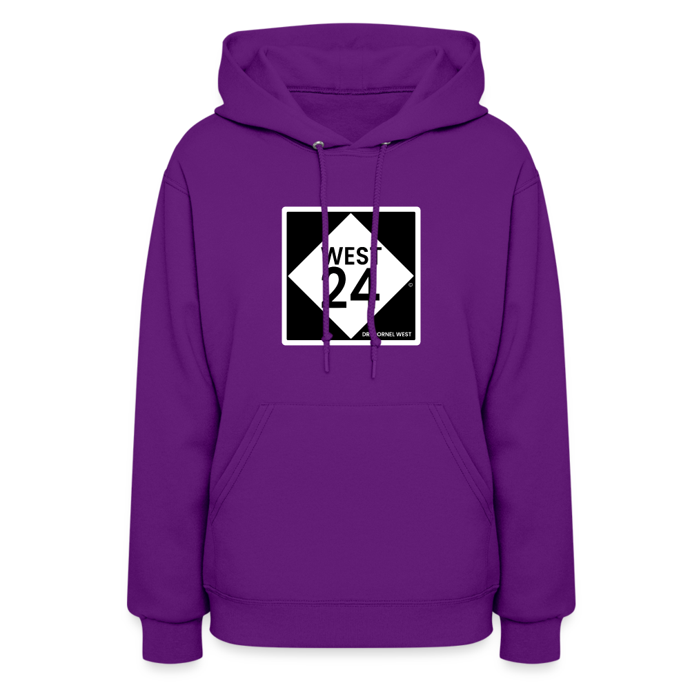 Women's Highway Hoodie - purple