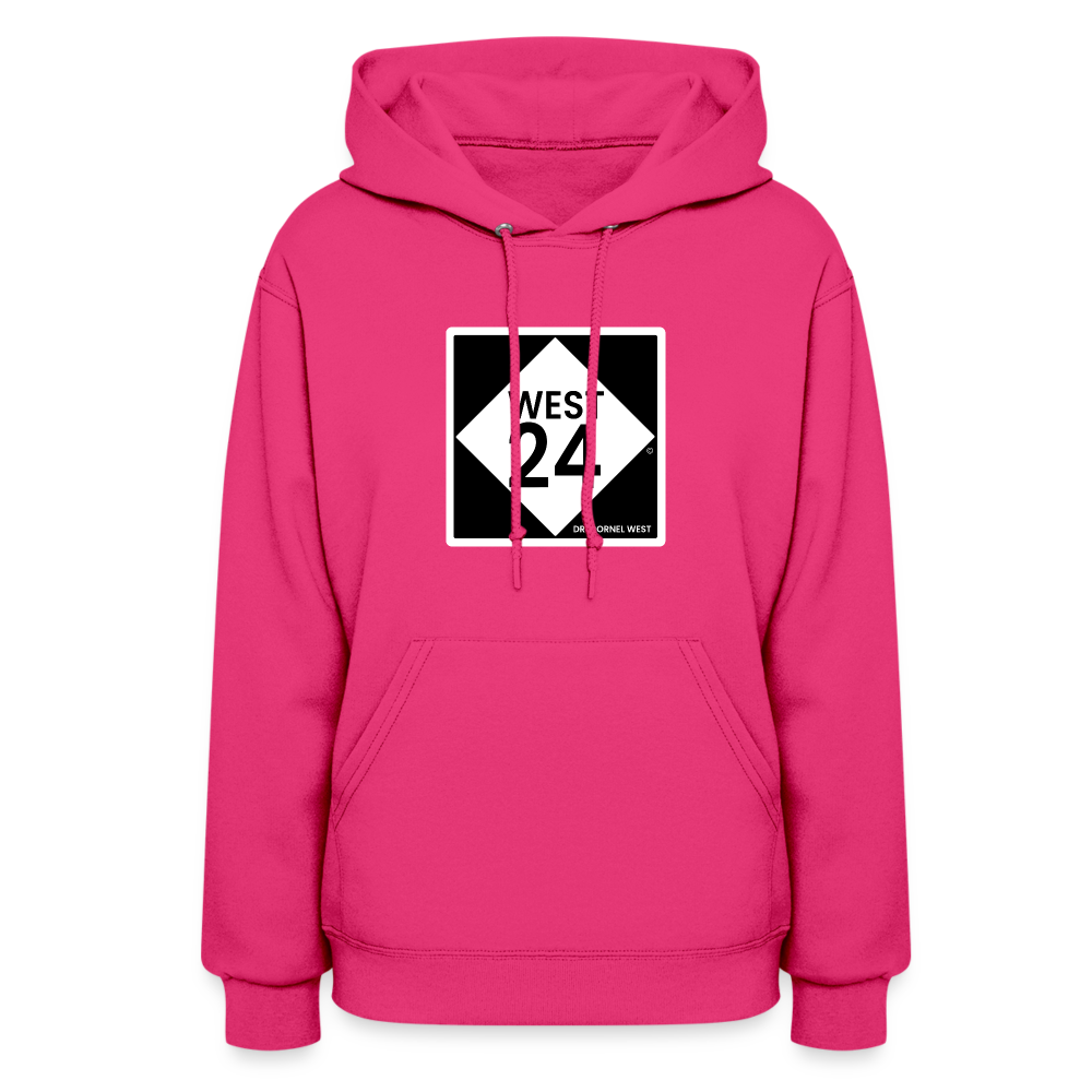 Women's Highway Hoodie - fuchsia
