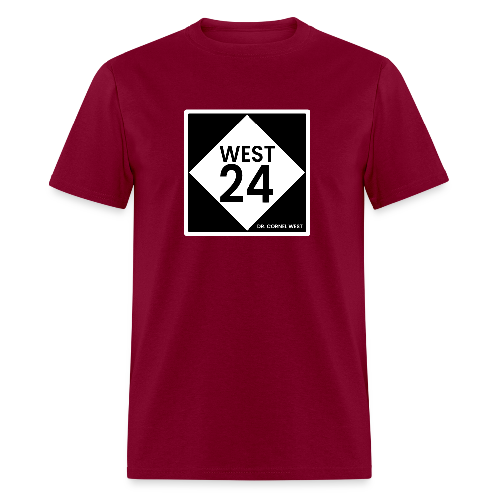 Unisex Classic Highway T-Shirt - burgundy