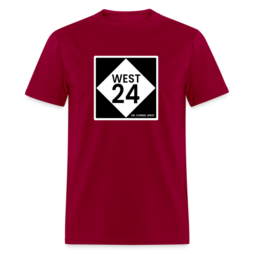 Unisex Classic Highway T-Shirt - dark red