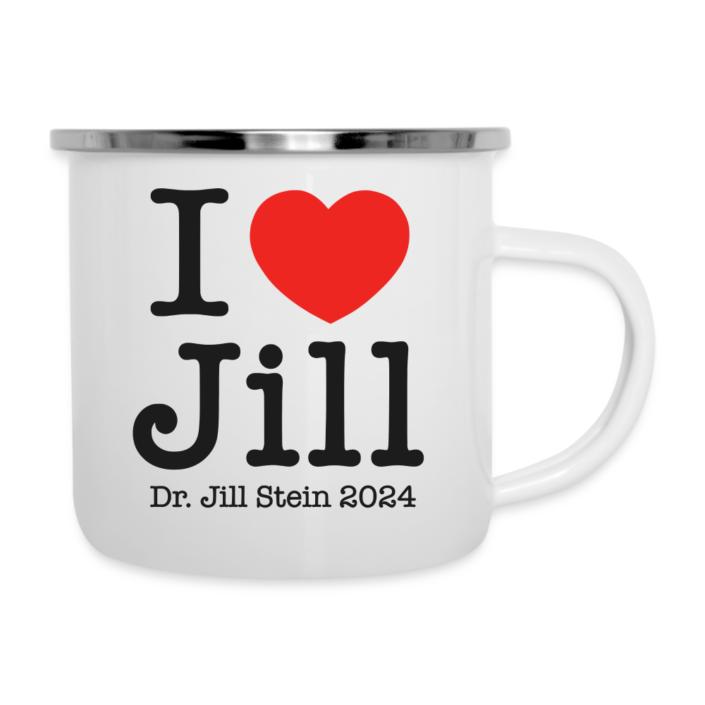 I Love Jill Camper Mug - white