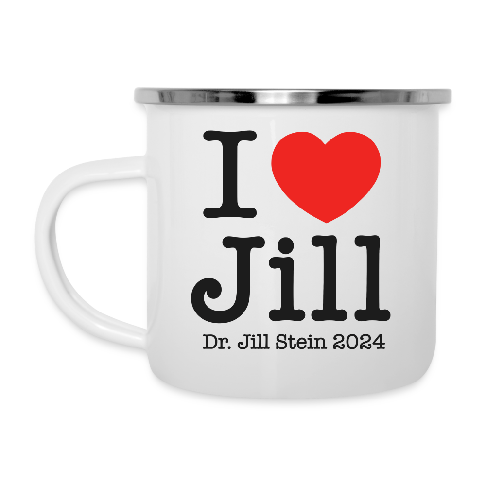 I Love Jill Camper Mug - white